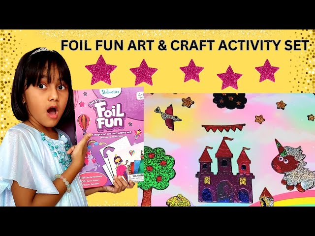 Foil Fun a Magical Art & Craft Activity Set💟💚🦄