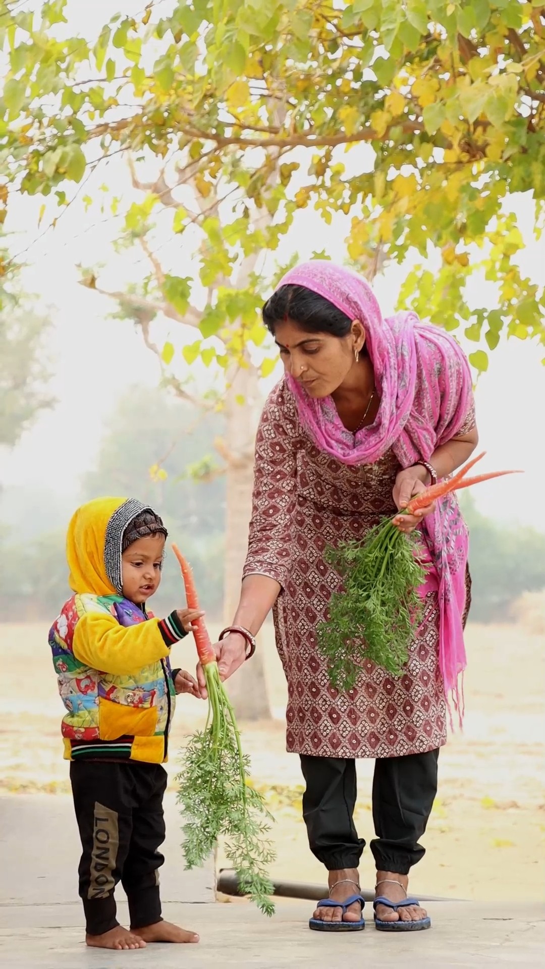 Mummy ne Sabhi ko Carro (गाजर) ? Diya #shorts #viral #funnyvideo #maa #carrot