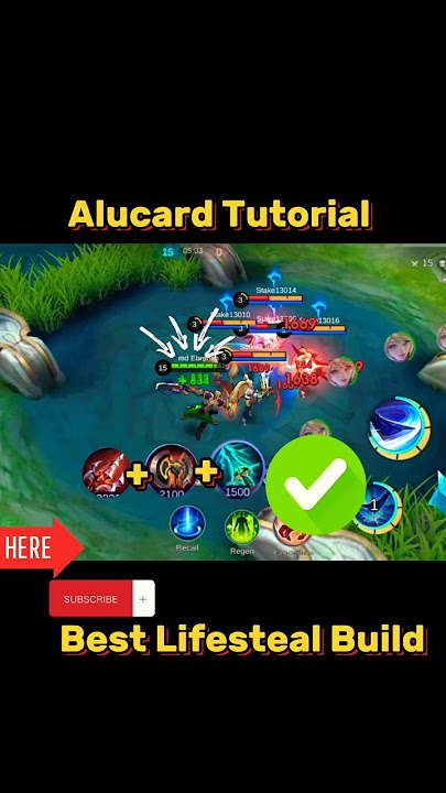 Alucard New Lifesteal Build Tutorial Mobile Legends #ml2b #mlbb #tutorial #tutorialmlbb #alucard