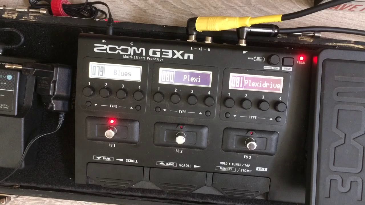 Zoom G3Xn set up for live - YouTube