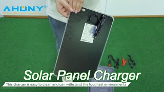 Portable Foldable Sunpower Solar Panel Charger 28W Waterproof With 2 Usb Port