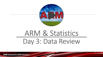 ARM Software Webinar - Data Review (2022)