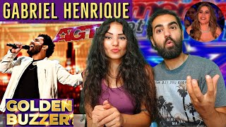 🇧🇷 Libaneses 1st time REACTION - GOLDEN BUZZER!! WOW Gabriel Henrique STUNS Sofia Vergara 😲 AGT 2023