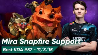 Mira SNAPFIRE SOFT SUPPORT 4 Pos | Dota 2 7.35c Pro Gameplay screenshot 2