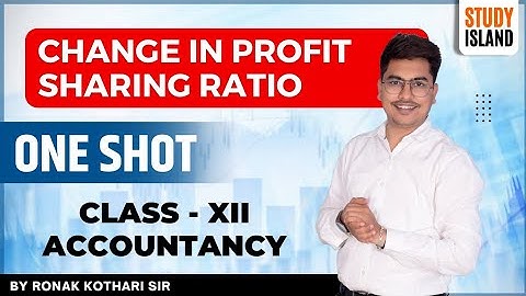 CHANGE IN PROFIT SHARING RATIO I CLASS 12 I ONE SHOT REVISION PART-1 BY CA RONAK KOTHARI