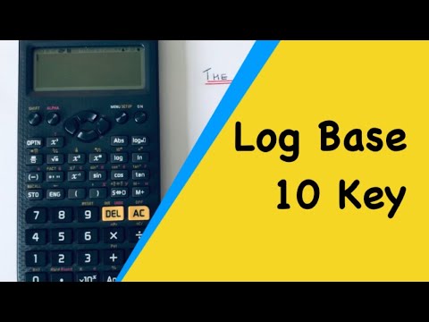 Video: Hvordan logger du base 10 på en kalkulator?