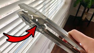 How to CLEAN BLINDS so they go from Sad to Spotless  (banish dust and make them look new) GENIUS!