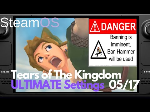 LoZ: Tears of The Kingdom | Steam Deck | Yuzu Ultimate Settings Benchmark