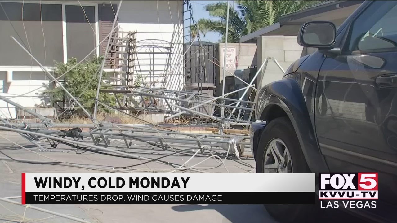 Windy, cold day in Las Vegas YouTube