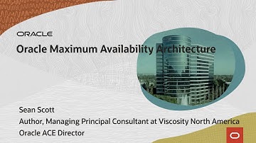 Oracle Maximum Availability Architecture (MAA)