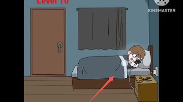 Brain out 2 Level 10 | Let him not stay up late and go to bed eany 🎮