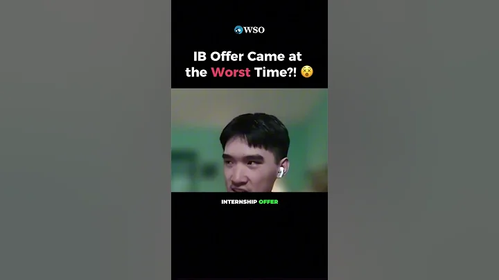 I Got an IB Offer in the Middle of THIS?! 😅