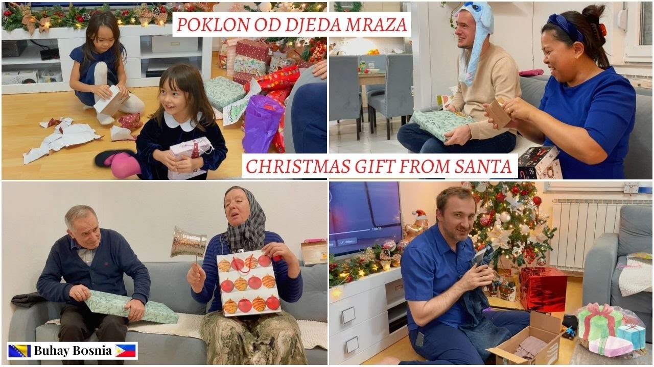 Otvaranje božićnih poklona | Opening of Christmas presents | Salamat po sa regalo