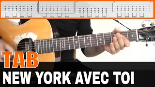 New York avec toi Tablature Guitare