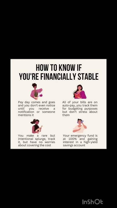 How To Know If You Re Financially Stable How to know if you’re financially stable 👍 - YouTube