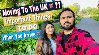 Must DO Things When You Arrive To The UK | Indian YouTuber In England