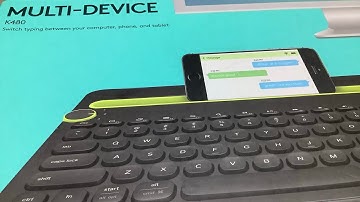 Unboxing and review of Logitech K480 Bluetooth keyboard