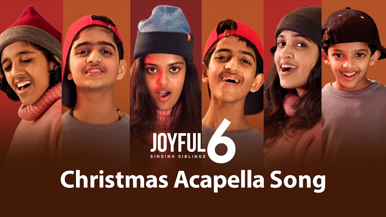 Christmas Acapella Song | Pentatonix Cover | Choir | God Rest Ye Merry | Joyful 6 | Singing Siblings