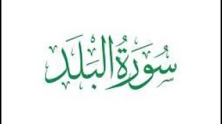 سورة البلد القارئ وديع اليمني