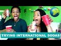 TRYING INTERNATIONAL COLD DRINKS/ SODAS | TSHOLO MAMOGALE