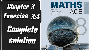 Math ace prime class 8th chapter 3 Exercise 3.4 complete solution #Pearson#mathaceprime #bindasshub