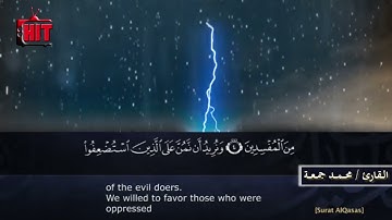 سورة " القصص " بصوت القارئ " محمد جمعة "