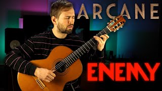 IMAGINE DRAGONS - ENEMY on classical guitar Resimi