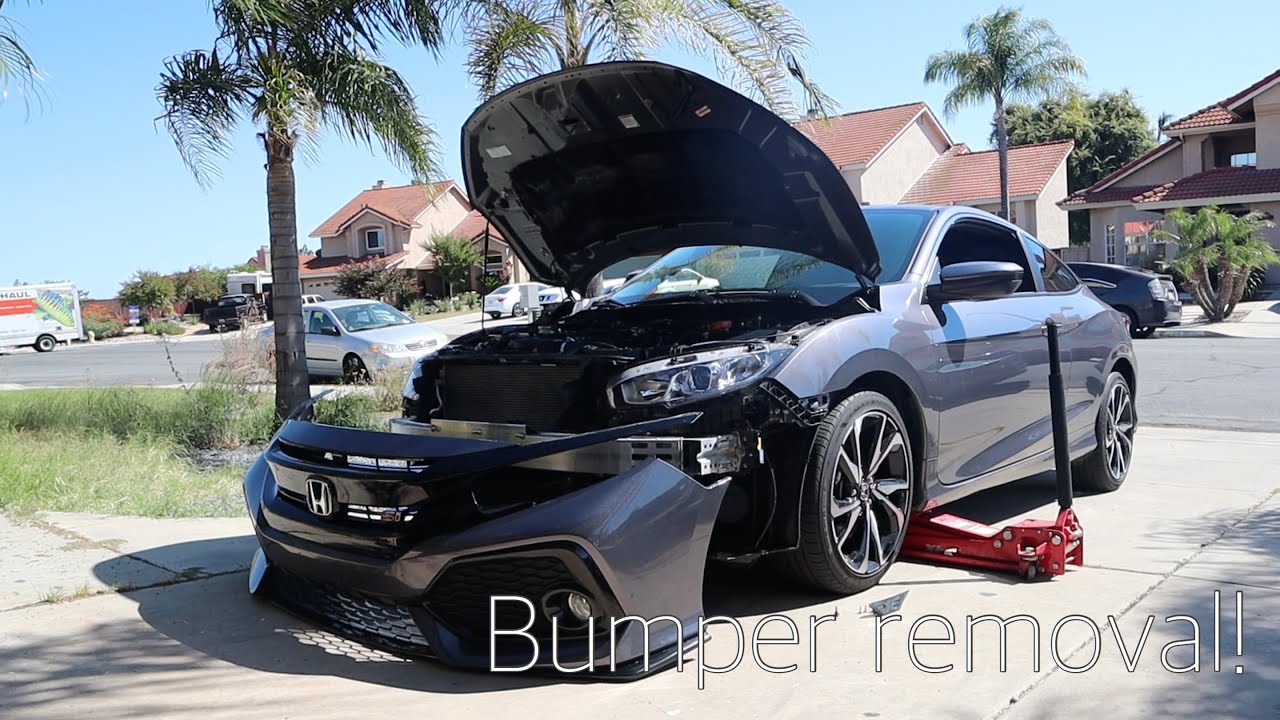 How To Remove 10th Gen Civic Bumper (2016-2020)!!! - YouTube