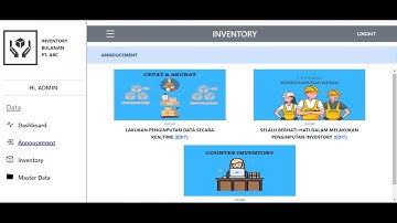 Demo Aplikasi Inventory Bulanan PT. ABC Berbasis WEB