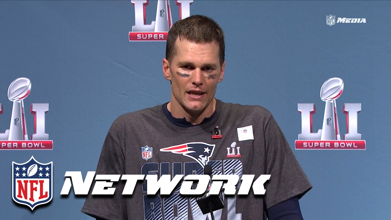 Tom Brady's Super Bowl LI Press Conference, 'Been on the Other Side of  Those Catches'