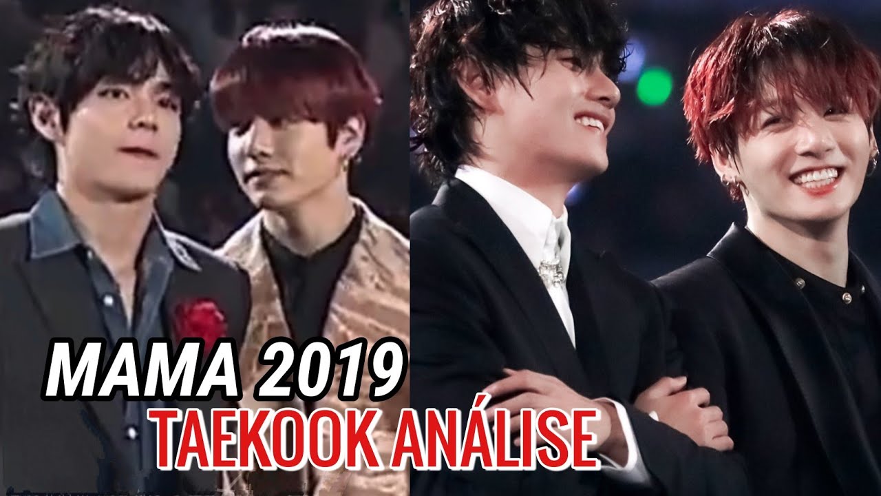 2019 MAMA Taekook análise  [vkook - kookv]