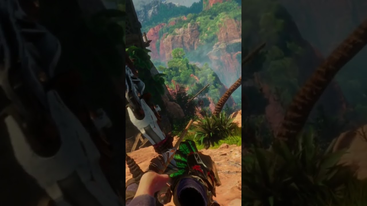 Horizon call of the mountain VR2 aiming using bow and arrow