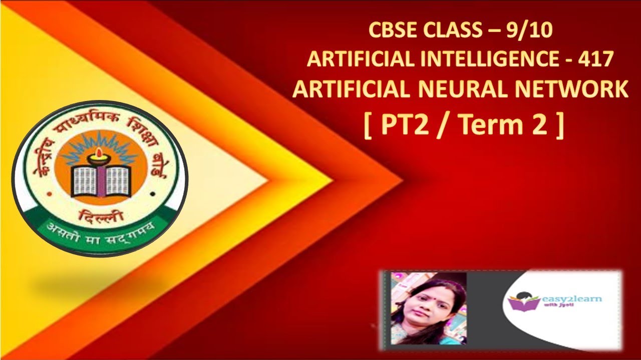 ||CBSE CLASS 9 || Artificial Intelligence-417 I| Artificial Neural ...