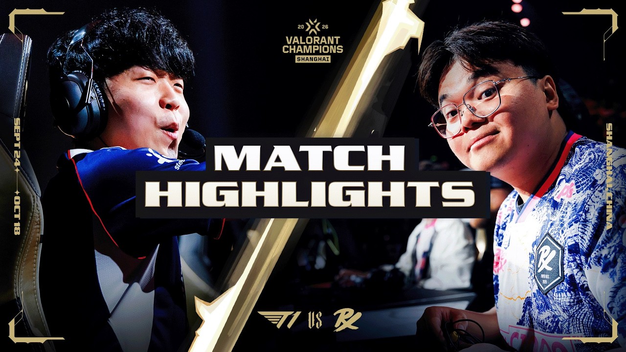 T1 vs. PRX | MATCH HIGHLIGHTS | VALORANT Champions Shanghai - Playoffs Stage