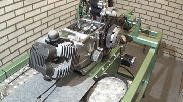 Brake Dynamometer part 1 , Hydraulisch gebremster Prüfstand für Grasbahn-,  Speedway- und Motoren