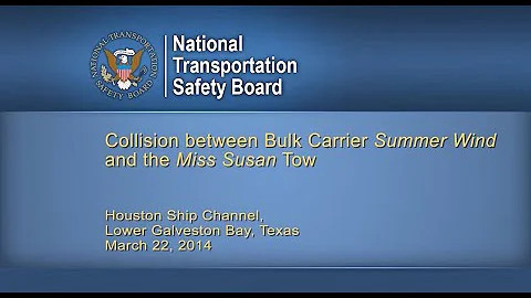 Collision between Bulk Carrier Summer Wind and the...