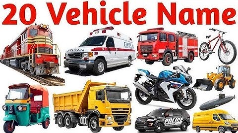 Land Transports Name🚙🛺| Learn 20 Land Vehicles Name in English with Pictures |Name of Land Transport