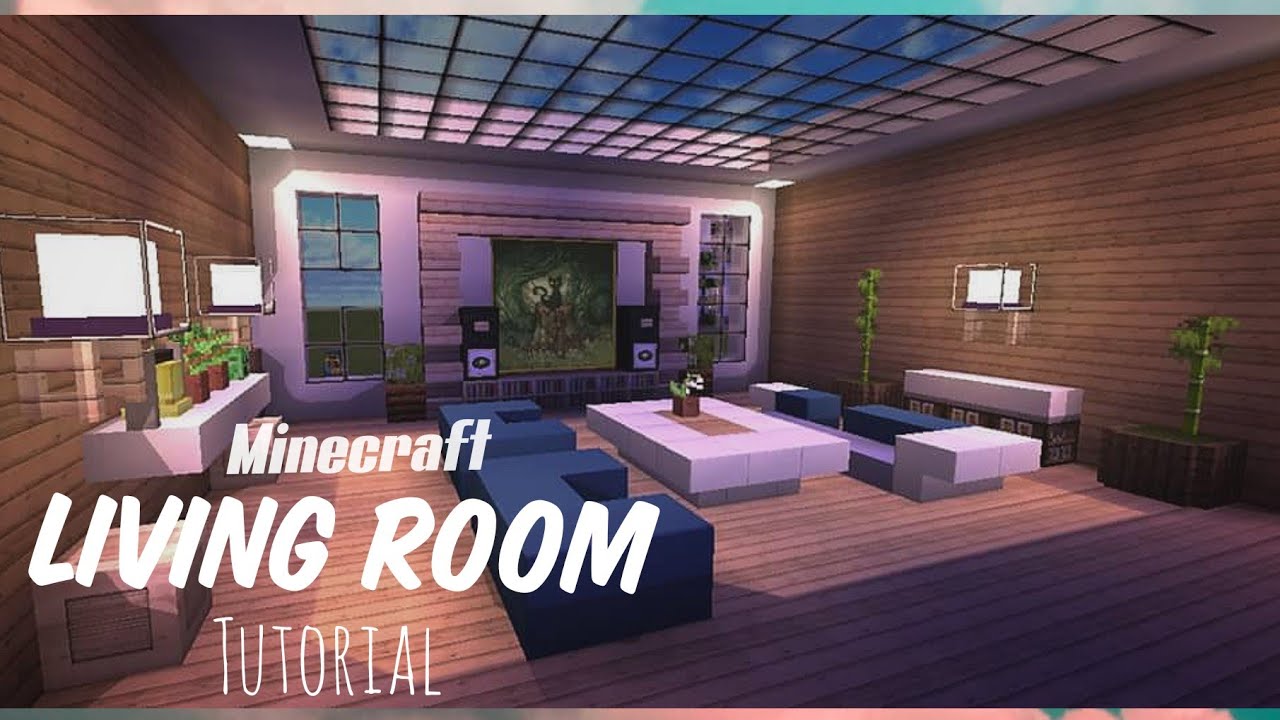 minecraft room living room