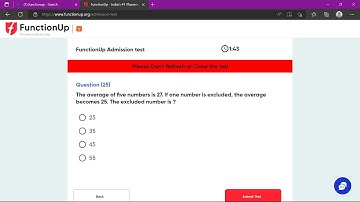 Functionup|| Bootcamp|| Admission test  ||  Interviews  questions with concepts||
