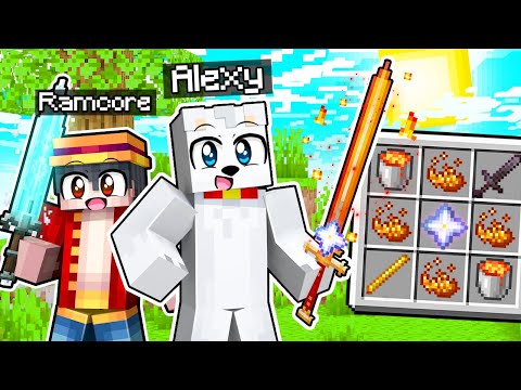 Minecraft Pero CRAFTEAMOS Nuevas ESPADAS Super OP ⚔️? | Minecraft Alexy