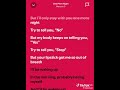 One more night lyrics