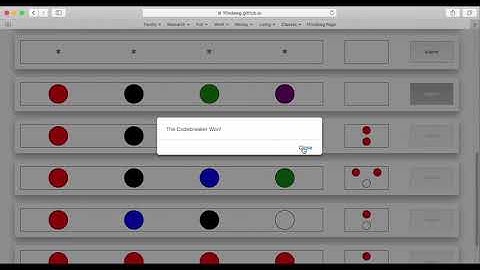 Mastermind - Demo and Code