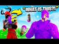 I Trolled Him In PARTY Royale.. (Fortnite)