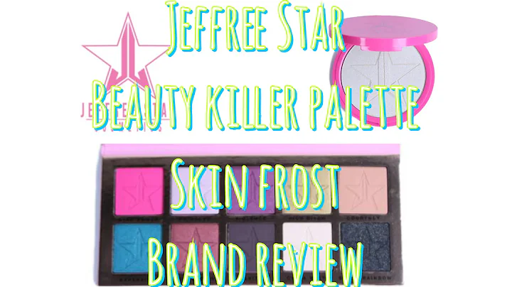 Jeffree Star Beauty Killer Palette, Ice Cold Skin Frost & Brand Review