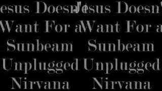 Jesus Doesn't Want Me For A Sunbeam Lyrics chords