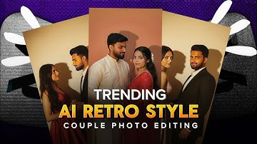 AI Retro Vintage Photo Editing Prompts | Goggle Gemini Viral  Couple photo Editing - Nano Banana AI