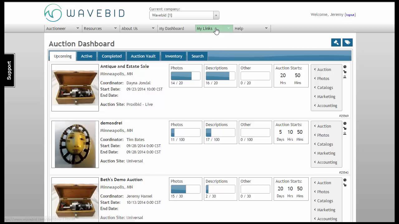 Wavebid Training Session - Company Export Settings