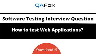 How to test Web Applications?  (Software Testing Interview Question #15) screenshot 5