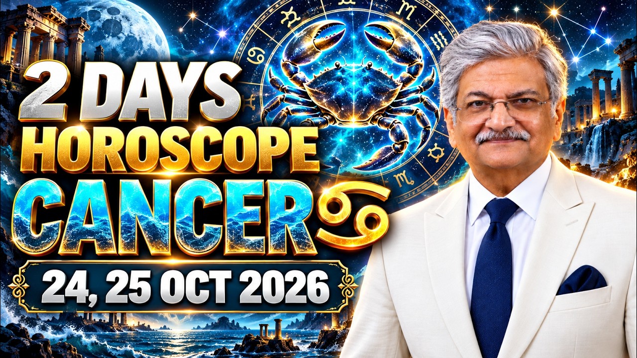 Syed Rahi Cancer Horoscope | 24, 25 October 2026 | 2 Days Horoscope | Syed M ...