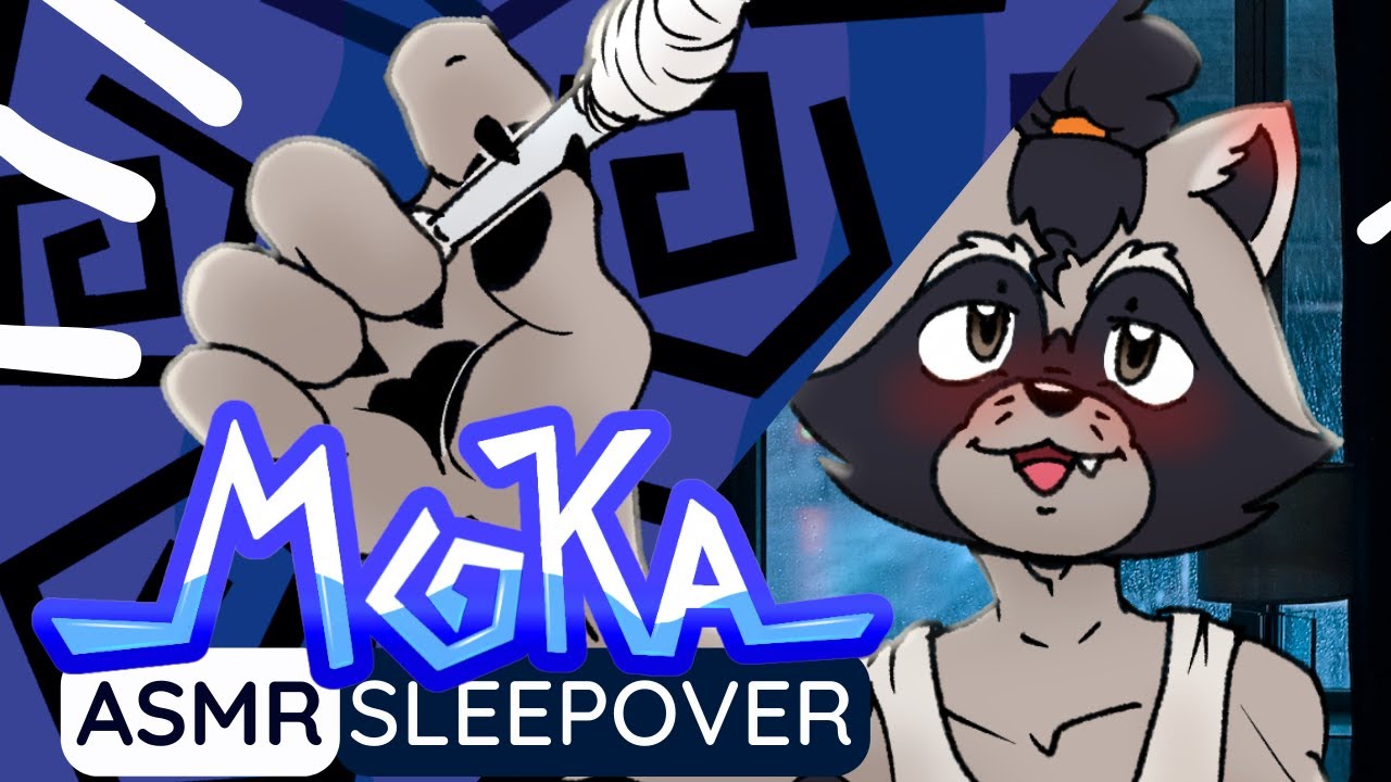 ASMR | Moka's Sleepover Spa (massage/ear attention/whispered)